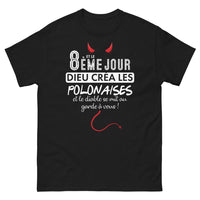 Thumbnail for T-shirt Pologne noir - Le Diable au garde-à-vous
