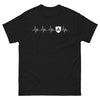 T-shirt Bretagne noir - Cœur Triskel inspiré des légendes