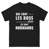 T-shirt Normands noir - Qui sont les boss ?