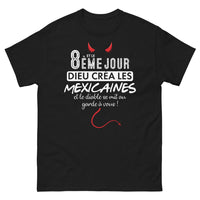 Thumbnail for T-shirt Mexicaines noir - Création Divine et Rébellion