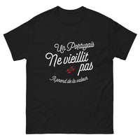 Thumbnail for T-shirt Portugal noir - Un Portugais prend de la valeur