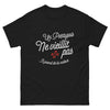 T-shirt Portugal noir - Un Portugais prend de la valeur
