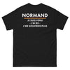 T-shirt Normand noir - Je suis venu, j'ai bu, j'me souviens plus