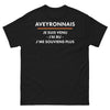 T-shirt Aveyron noir - Je suis venu, j'ai bu et je ne me souviens plus !