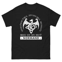 Thumbnail for T-shirt Normand noir - Indestructible et fier de l'être