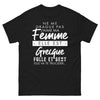 T-shirt humour Grèce noir - Ne me drague pas, j'aime ma femme grecque