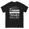 T-shirt Thaïlandais noir - Ne me drague pas, j'aime ma femme