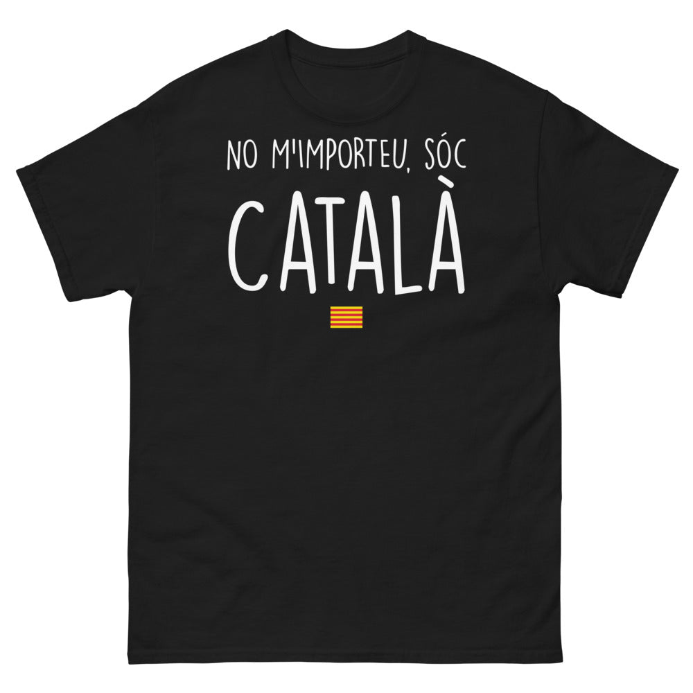 T-shirt Catalogne noir - No M'Importeu Soc Català