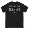 T-shirt Normandie noir - M'en fous, chui Normand