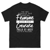 T-shirt Creusois noir - Ne me drague pas, j'aime ma femme