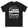 T-shirt Pologne noir - Ne me drague pas, ma femme folle et sexy