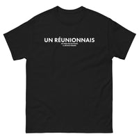 Thumbnail for T-shirt Réunionnais noir - Un Réunionnais ne perd pas de poids