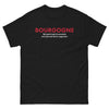 T-shirt Bourgogne noir - La Bourgogne ne guérit pas la connerie