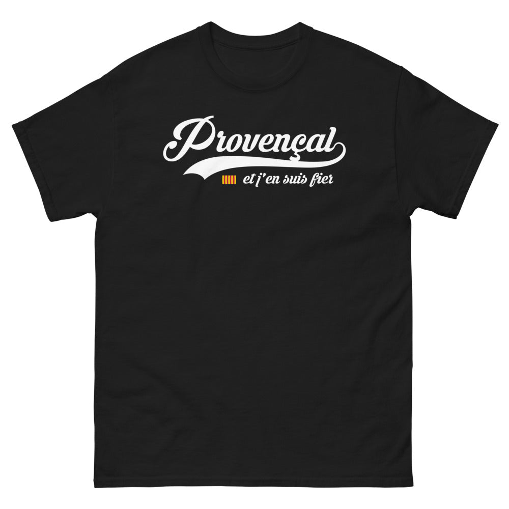 T-shirt Provence noir - et j'en suis fier !