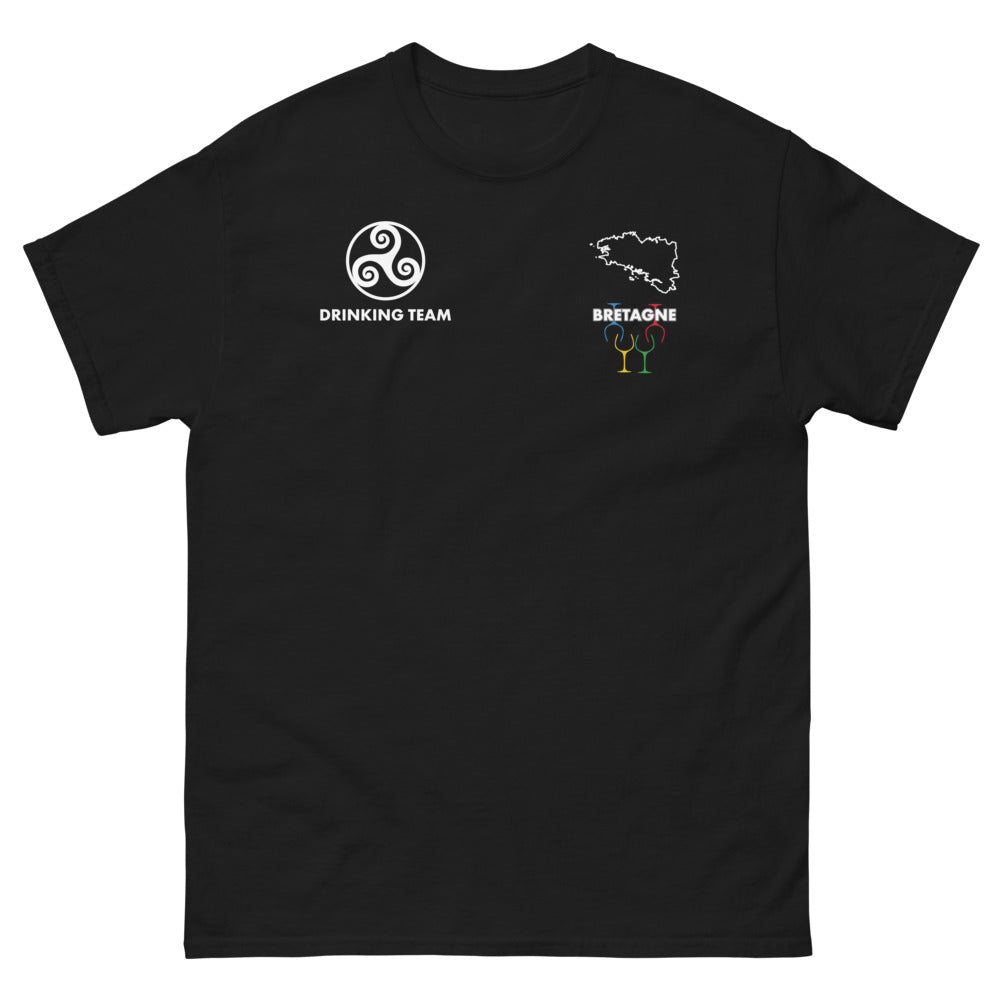 T-shirt Bretagne noir - Bretagne Drinking Team