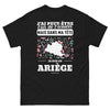 T-shirt Ariège noir - J’ai peut-être l’air de t’écouter
