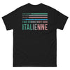 T-shirt Italie noir - Dans ce monde, sois Italienne