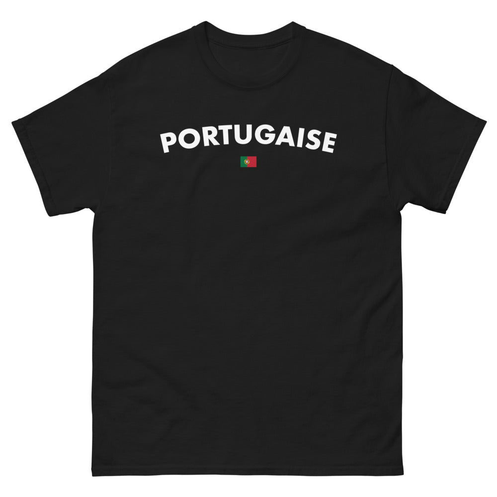 T-shirt Portugal noir - Fierté Portugaise