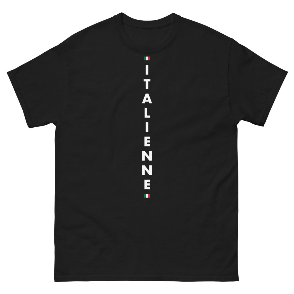 T-shirt Italie noir - Fièrement Sombre, design chic