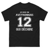 T-shirt Aveyron noir - Je suis un Aveyronnais qui déchire