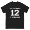 T-shirt Aveyron noir - Aveyronnais qui déchire avec humour