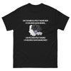 T-shirt Picardie noir - Un chameau peut marcher 10 heures sans boire