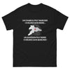 T-shirt Jura noir - Un Jurassien peut boire avec humour