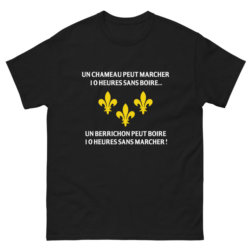 T-shirt Berry noir - Un chameau peut marcher 10 heures