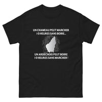 Thumbnail for T-shirt Ardèche noir - Un Ardéchois peut boire 10 heures