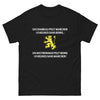 T-shirt Aveyronnais noir - 10 heures de boisson sans marcher