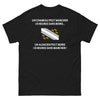 T-shirt Alsacien noir - Un chameau peut marcher 10 heures