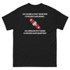 T-shirt Lorraine noir - Un chameau peut marcher 10 heures sans boire