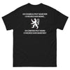 T-shirt Comtois noir - L'humour et l'endurance en textile
