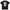T-Shirt Italia nera - design che evoca le notti italiane