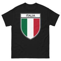 Thumbnail for T-Shirt Italia nera - design che evoca le notti italiane