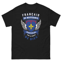 Thumbnail for T-shirt Provençal noir - Français de Naissance par la Grâce de Dieu