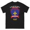 T-shirt Provence noir - Je ne suis pas parfait mais je suis Provençal