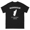 T-shirt Madagascar noir - Là où mon histoire commence