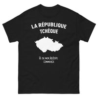 Thumbnail for T-shirt République Tchèque noir - Là où mon histoire commence