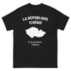T-shirt République Tchèque noir - Là où mon histoire commence