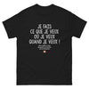 T-shirt Roumain noir - Je fais ce que je veux où je veux