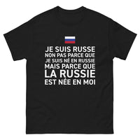 Thumbnail for T-shirt Russie noir - Je suis russe, la Russie est en moi