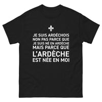 Thumbnail for T-shirt Ardèche noir - Fier de ses racines