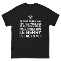 Thumbnail for T-shirt Berry noir - Je suis Berrichon, fier et nostalgique