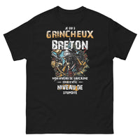 Thumbnail for T-shirt Bretagne noir - Je suis grincheux et sarcastique