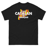 Thumbnail for T-shirt Catalogne noir - Je suis Catalan avec humour