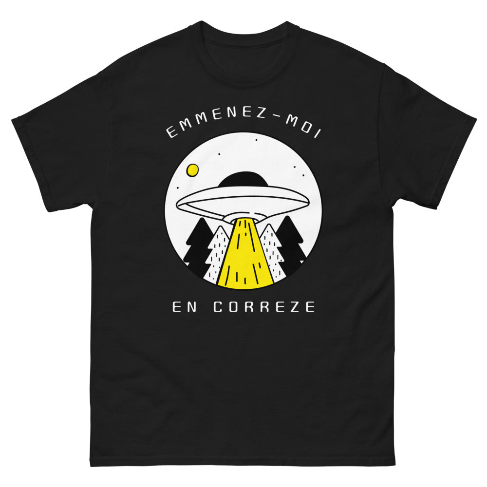 T-shirt Corrèze noir - Emmenez-moi en Corrèze