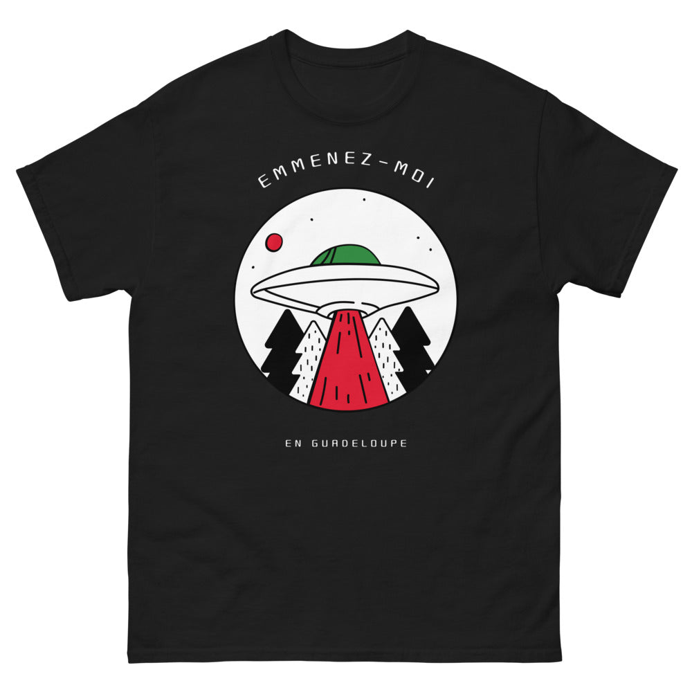 T-shirt Guadeloupe noir - Emmenez-moi en vacances tropicales