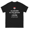T-shirt Alsace noir - Arrêtez de lui casser les couilles