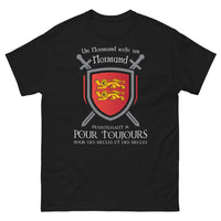 Thumbnail for T-shirt Normandie noir - Un Normand reste un Normand